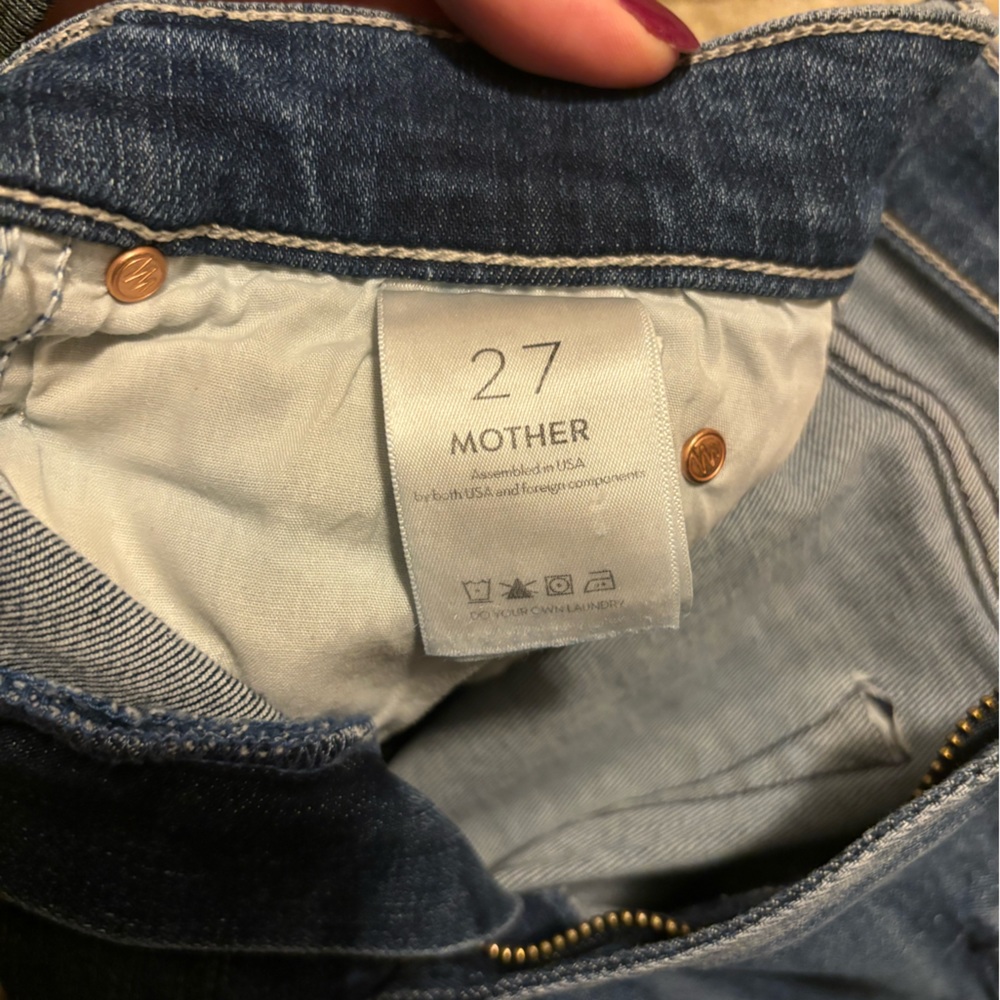 MOTHER mid rise dazzler